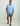 Huk men's Tide Point Short Sleeve Button-Down in Marolina Blue, stretch button-down fishing shirt, front view, alternate angle