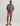 Huk men's KC Kona Button-Down in Sea Storm Americana, breathable button-down fishing shirt, back view