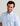 Huk men's KC Kona Button-Down in Regatta Fish Chaos, breathable button-down fishing shirt, front view, alternate angle