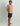 Huk men's Next Level 10.5-inch Short in Naval Academy, stain-release fishing shorts, front view, alternate angle