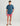 Huk men's Kona America 250 Button-Down in Navy Stars, breathable button-down fishing shirt, back view