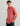 Huk men's Kona Button-Down in Mineral Red Tuna School, moisture-wicking button-down fishing shirt, front view