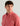 Huk men's Kona Button-Down in Mineral Red Tuna School, breathable button-down fishing shirt, fabric and stitching close-up