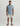 Huk Tide Point Short Sleeve Button-Down in Shipyard Rod And Reel, stretch button-down fishing shirt, back view