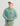 Huk men's Watershed Hoodie Shirt in Mineral Blue Heather, UPF 50+ sun protection long-sleeve fishing hoodie, front view