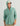 Huk men's Watershed Hoodie Shirt in Mineral Blue Heather, UPF 50+ sun protection long-sleeve fishing hoodie, front view, alternate angle
