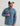 Huk men's Icon Button-Down in Stormy Blue, UPF 50+ sun protection button-down fishing shirt, front view, alternate angle