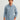 Man wearing HUK Men's Hanahan Long Sleeve Flannel Shirt in Stormy Blue