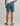 Huk men's Next Level 7-inch Short in Stormy Blue, stretch fishing shorts, side view