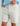 Huk men's Drift Short in Seagull, stretch fishing shorts, front view, alternate angle