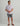 Huk men's Shoreside Boardshort in Anchor, stretch fishing shorts, back view