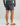 Huk men's Airweight KC Printed Short in Stormy Blue Estuary Camo, stretch fishing shorts, side view