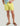 Huk men's Shoreside Short in Vintage Chartreuse, stain-release fishing shorts, front view, alternate angle