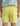 Huk men's Shoreside Short in Vintage Chartreuse, antimicrobial fishing shorts, side view, alternate angle