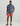 Huk men's Shoreside Short in Mineral Red, stretch fishing shorts, back view