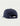 Navy perforated baseball cap with snapback closure shown from back angle.