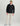 Huk youth Storm Jacket 2.0 in Black, fishing jacket, front view, alternate angle