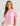 Huk women's Raised on Waves Pocket Tee in Oleander, short-sleeve fishing t-shirt, side view