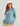 Huk women's Pursuit Performance Crew in Blue Shadow, breathable long-sleeve performance fishing shirt, front view, additional angle
