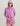 Huk women's Pursuit Cover-Up Dress in Coastal Wildflower Heather, moisture-wicking dress, front view, alternate angle