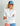 Huk women's Icon Performance Hoodie in White, quick-drying long-sleeve fishing hoodie, front view