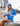 Huk women's Icon Performance Hoodie in Regatta, breathable long-sleeve fishing hoodie, worn on the water