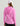 Huk women's Icon Performance Hoodie in Bright Pink, quick-drying long-sleeve fishing hoodie, side view