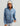 Huk women's Icon Performance Hoodie in Vintage Indigo Sea Spray, quick-drying long-sleeve fishing hoodie, front view, alternate angle
