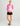 Huk women's Pursuit Performance Crew in Oleander Ombre, UPF 50+ sun protection long-sleeve performance fishing shirt, back view