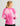 Huk women's Pursuit Performance Crew in Oleander Ombre, breathable long-sleeve performance fishing shirt, side view