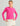 Huk women's SunUp Performance Crew in Fuchsia Splash, stretch long-sleeve performance fishing shirt, front view, alternate angle