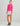 Huk women's SunUp Performance Crew in Fuchsia Splash, UPF 50+ sun protection long-sleeve performance fishing shirt, back view