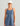 Huk women's Sandbar Dress in Vintage Indigo, quick-drying dress, front view, alternate angle