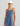 Huk women's Sandbar Dress in Vintage Indigo, moisture-wicking dress, front view