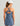 Huk women's Sandbar Dress in Vintage Indigo, quick-drying dress, side view