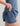 Huk women's Sandbar Dress in Vintage Indigo, moisture-wicking dress, construction detail