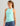 Huk women's Bayside Racerback Tank in Caicos Heather, 4-way stretch fishing tank top, front view, additional angle