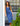 Huk women's Bayside Midi Dress in Vintage Indigo Heather, stretch dress, worn on the water