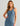 Huk women's Bayside Midi Dress in Vintage Indigo Heather, quick-drying dress, front view, alternate angle
