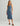 Huk women's Bayside Midi Dress in Vintage Indigo Heather, quick-drying dress, back view