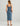 Huk women's Bayside Midi Dress in Vintage Indigo Heather, quick-drying dress, side profile view