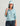 Huk women's Pursuit Maren Hoodie in Blue Shadow, quick-drying long-sleeve fishing hoodie, front view, additional angle