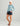 Huk women's Pursuit Maren Hoodie in Blue Shadow, quick-drying long-sleeve fishing hoodie, back view