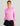 Huk women's Pursuit Maren Hoodie in Bright Pink, quick-drying long-sleeve fishing hoodie, front view, additional angle