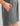 Huk women's Bayside Romper in Anchor Heather, 4-way stretch fishing bottoms, material close-up