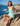 Huk women's Bayside Romper in Caicos Heather, breathable dress, worn on the water
