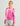 Huk women's Pursuit Maren Hoodie in Oleander Ombre, long-sleeve fishing hoodie, front view, alternate angle