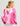 Huk women's Pursuit Maren Hoodie in Oleander Ombre, long-sleeve fishing hoodie, side view