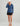 Huk women's America 250 Icon Performance Hoodie in Navy Stars, quick-drying long-sleeve fishing hoodie, front view, alternate angle