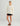Huk women's Edisto Born Wave Terry Crew in Egret, breathable fishing fleece, back view